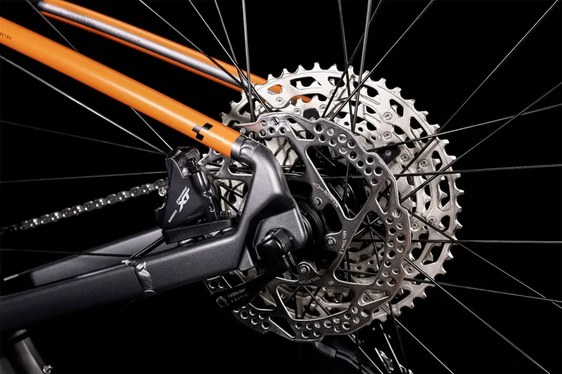 Cube Reaction Pro Hardtail Mountain Bike - Grey/Orange -4